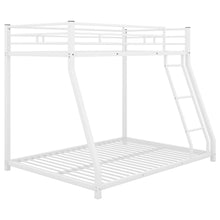 Load image into Gallery viewer, Metal Floor Bunk Bed, Twin over Full,White(OLD SKU:MF193244AAK)
