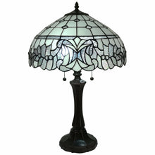 Load image into Gallery viewer, 23" Metal Two Light Candlestick Vintage Look Table Lamp With White Shade - Dark Brown
