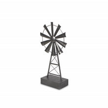Load image into Gallery viewer, Windmill Hand Painted Sculpture - Gray
