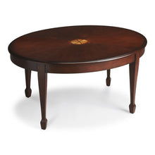 Load image into Gallery viewer, Oval Coffee Table - Dark Brown And Brown
