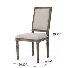 Load image into Gallery viewer, Traditional Style Dining Chair Set With Fabric Upholstery
