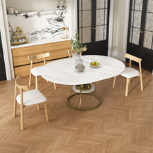 Load image into Gallery viewer, Round Extendable Dining Table Set With Chairs
