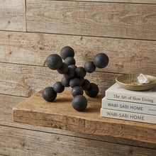 Load image into Gallery viewer, Beaded Wooden Decorative Jack - Black
