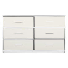 Load image into Gallery viewer, Wood Six Drawer Dresser (726098) - White
