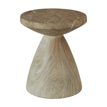 Load image into Gallery viewer, Outdoor Geometric End Table - Marble
