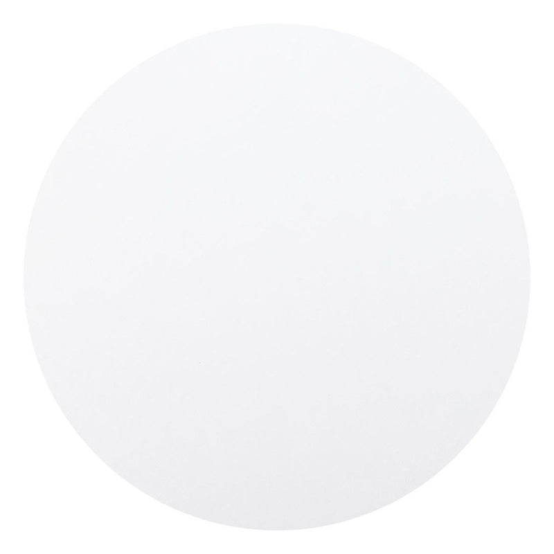 24" Modern Wood Rounded Bar Table - White