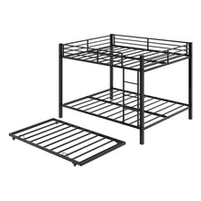 Load image into Gallery viewer, Bunk Bed For Kids, Convertible Frame With Ladders &amp; Guardrail
