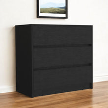 Load image into Gallery viewer, 34" Three Drawer Dresser - Black
