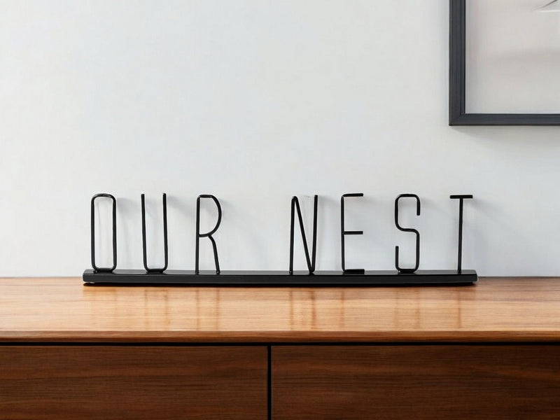 Our Nest Tabletop Sculpture - Black