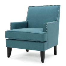 Load image into Gallery viewer, Serenada - Upholstered Fabric Club Chair With Nailhead Trim And Tapered Birch Legs
