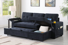 Load image into Gallery viewer, Ashlyn II - 84"W Woven Fabric Reversible Sleeper Sectional Sofa with Storage Chaise
