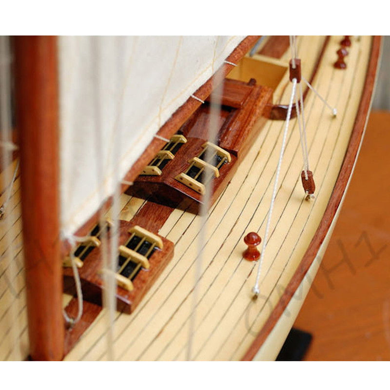 Hand Painted Model Boat (624690) - Beige