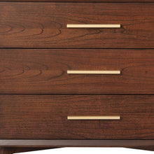 Load image into Gallery viewer, 36" Solid Wood Three Drawer Dresser - Brown
