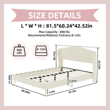 Load image into Gallery viewer, Upholstered Bed, Tufted Headboard, Comfortable Sleep
