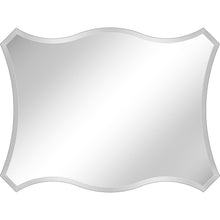 Load image into Gallery viewer, 32" Novelty Glass Framed Accent Mirror - Silver
