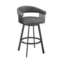 Load image into Gallery viewer, Swivel Low Back, Counter Height Bar Chair - Gray / Black
