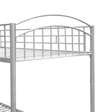 Load image into Gallery viewer, Twin Over Twin Metal Bunk Bed,Divided into Two Beds(Silver){OLD SKU:MF280424AAN}
