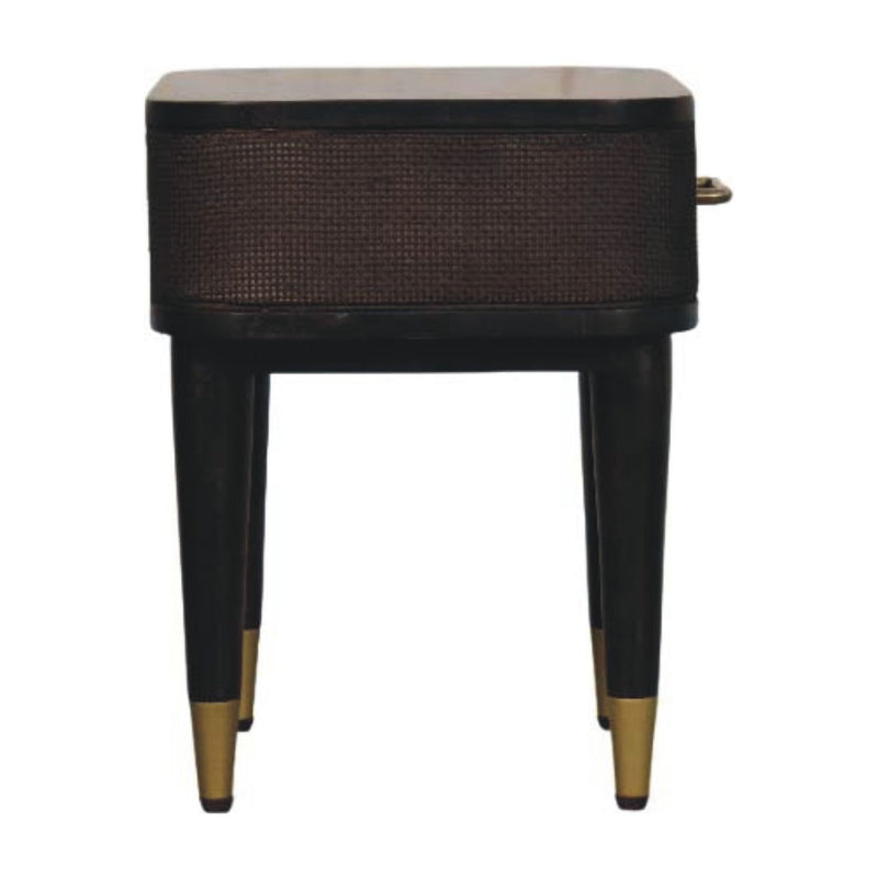 18" Two Drawer Nightstand - Brown