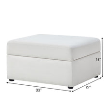 Load image into Gallery viewer, Chauncy - Storage Ottoman
