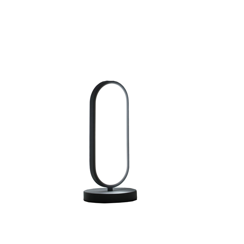 Metal Desk LED Table Lamp - Black