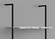 Load image into Gallery viewer, Bookshelf, Bookcase, Etagere, Ladder, 5 Tier, For Office, Marble Look Contemporary &amp; Modern
