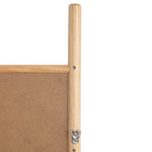 Load image into Gallery viewer, 64" Solid Wood Ladder Leaning Framed Full Length Mirror - Natural
