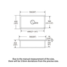 Load image into Gallery viewer, Rectangular Single Bowl Kitchen Sink With Dual Mount Installation - White
