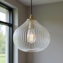 Load image into Gallery viewer, Kitchen Island Metal Dimmable Chandelier With Shades - Clear
