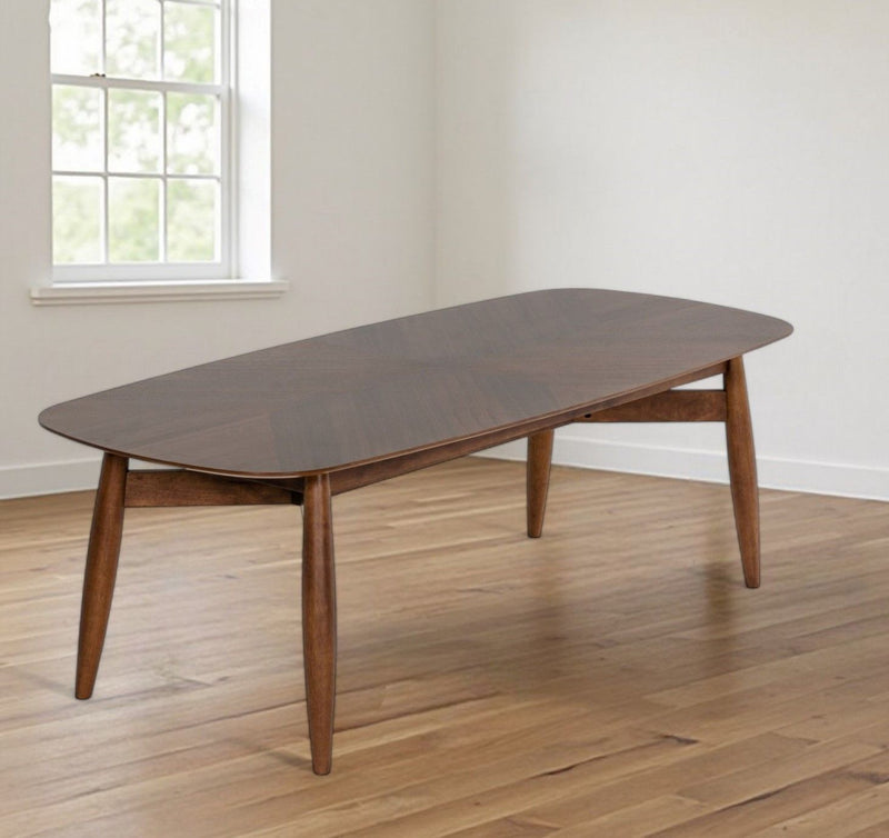 95" Solid Wood Dining Table - Brown