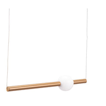 Load image into Gallery viewer, Kitchen Island Metal LED Chandelier - Gold / White
