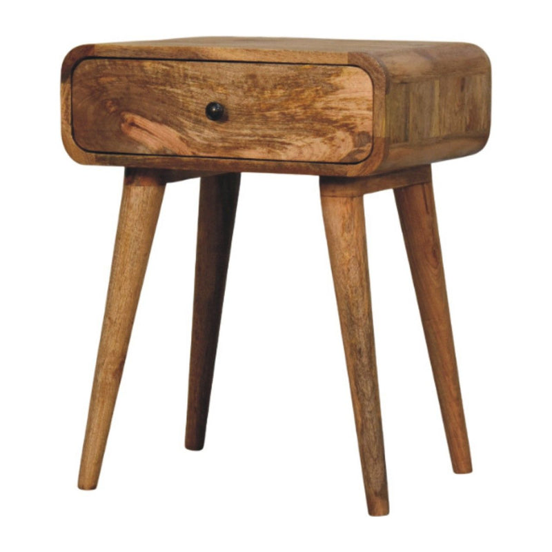 22" Wood One Drawer Nightstand - Brown