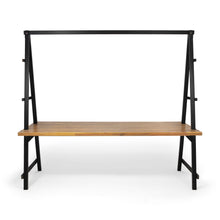 Load image into Gallery viewer, Huckleberry - Acacia Wood Outdoor Dining Table With Plant Hanger - Teak
