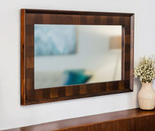 Load image into Gallery viewer, 32" Solid Framed Accent Mirror - Dark Brown
