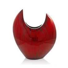 Load image into Gallery viewer, Striped Table Vase - Red
