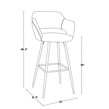 Load image into Gallery viewer, Margarite - Contemporary Barstool (Set of 2)
