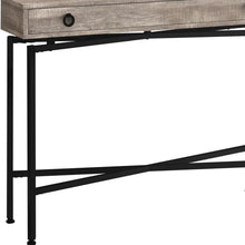 Load image into Gallery viewer, Cross Leg Console Table - Taupe And Black
