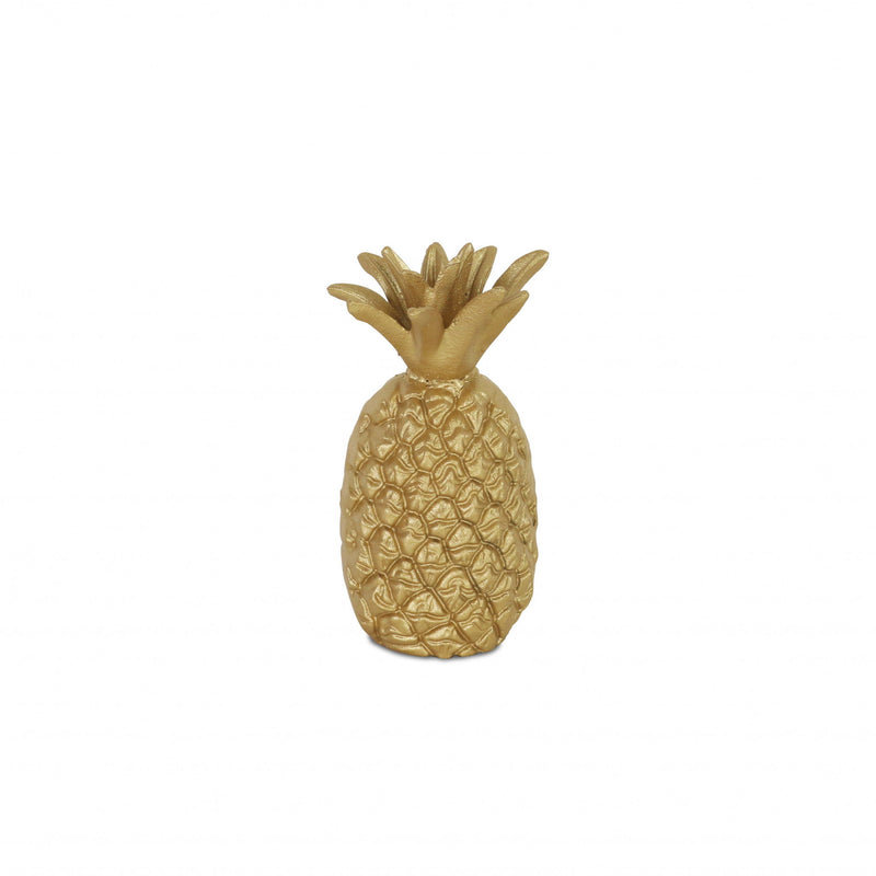 Pineapple Hand Painted Sculpture (483227) - Gold