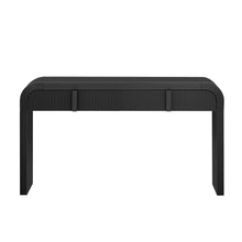 Load image into Gallery viewer, Double Pedestal Console Table With Two Drawers (738135) - Black
