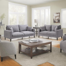 Load image into Gallery viewer, Modern Upholstered 2 Piece Sofa Set With 3 Seater And 2 Seater
