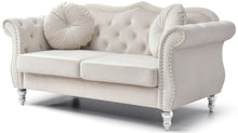 Load image into Gallery viewer, Stylish Flared Arm Loveseat
