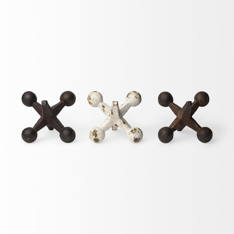 Jack Sculptures (Set of 3) - White