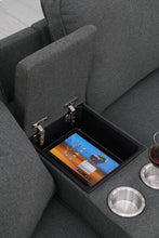 Load image into Gallery viewer, Eric - 9 Piece Upholstered Sectional With Ottoman
