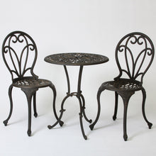 Load image into Gallery viewer, Thomas - 3 Pieces Cast Bistro Set - Black / Gold
