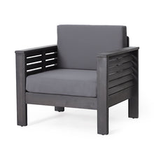Load image into Gallery viewer, Slat Design Club Chairs With Cushions
