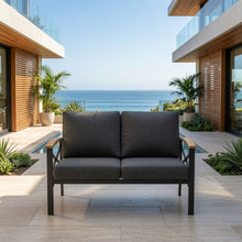 Load image into Gallery viewer, Outdoor Loveseat With Washable Cushions
