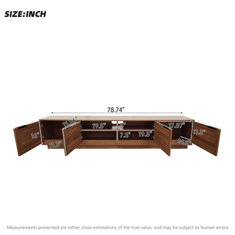 TV Stand, Media Console - Walnut
