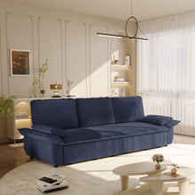 Load image into Gallery viewer, King Size Pull Out Sofa Bed, 3 In 1 Convertible Multifunctional
