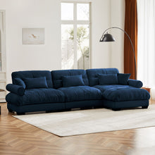 Load image into Gallery viewer, Super Comfort Oversized Modular Sectional Sofa With Movable Ottoman
