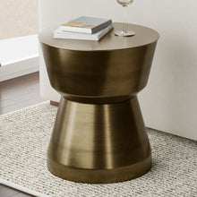 Load image into Gallery viewer, Allegra - Side Table - Antique Brass
