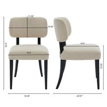 Load image into Gallery viewer, Kitchen Dining Chairs (Set of 2) - Cream
